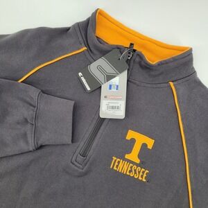 Tennessee Volunteers Colosseum Mens Medium‎ Pullover Gray Orange Sweatshirt NWT